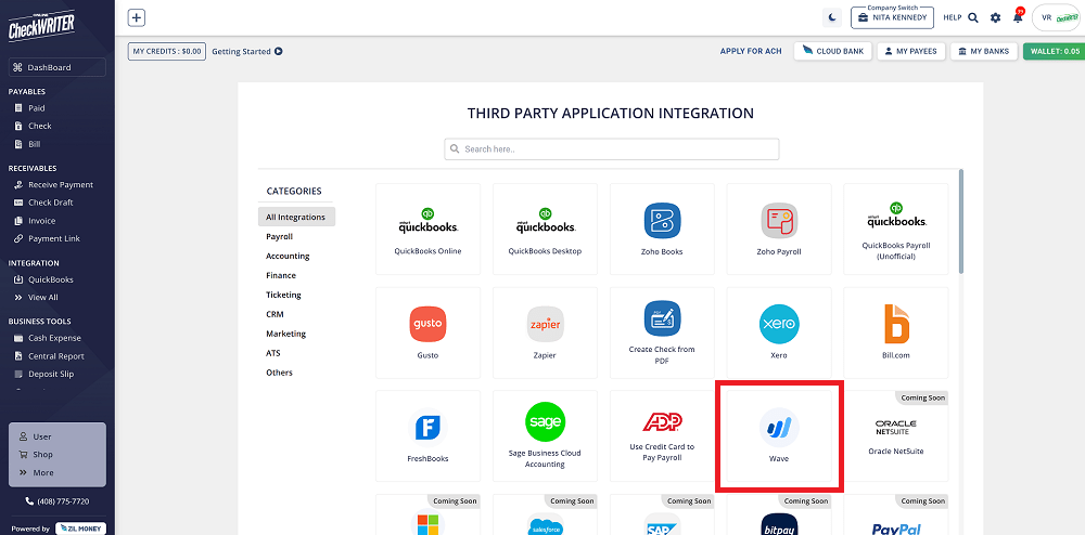 Wave Accounting Integration Wave Accounting Integration