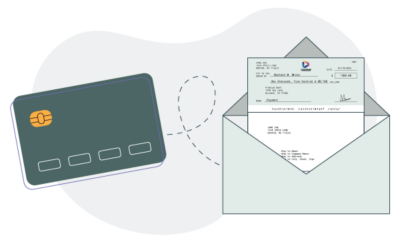 Mail Check from Credit Card and Wallet