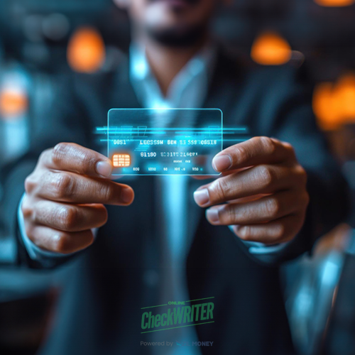 A Person Showcasing the Functionalities of the Virtual Card API