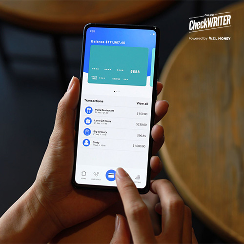 A Man Holding a Mobile Phone in His Hand. It Is Displaying Instant Virtual Card Payments