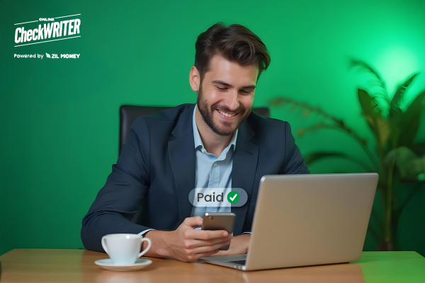 Bill Payment Shouldn’t Be a Headache—Here’s a Smarter Way to Do It A Man In a Suit Working On a Laptop Sending Bill Payment