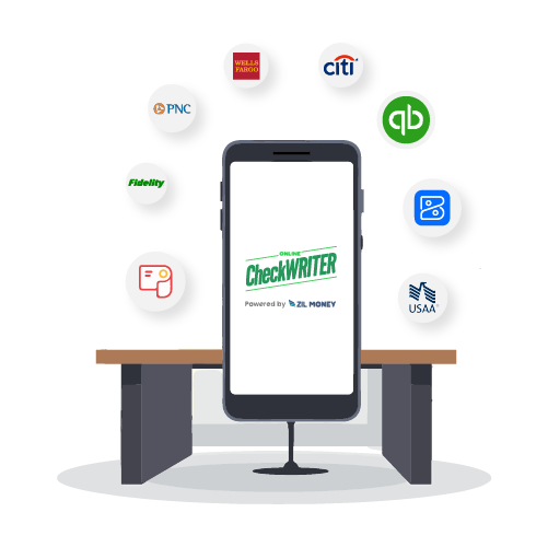 An Image That Shows Platforms Integration, A Mobile Shows Platform Interface, Represents Real Estate Business Accounting