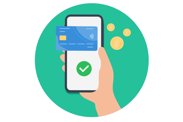 A Computer and Printer Shows And Some Blank Checks, That Represents Vcheck Solutions Alternative