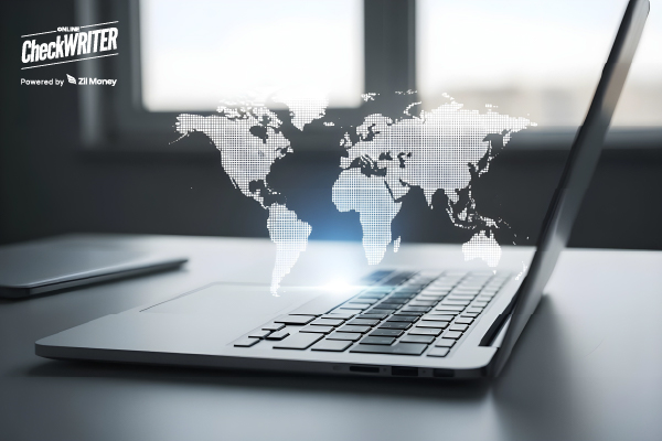 3 International Payment Traps U.S. Businesses Can Finally Avoid in 2025 An Image that Shows A Laptop Represents One International Payment Platform that Ensures Instant, Secure, and Fee-Transparent Cross-Border Transfers for U.S. Businesses Worldwide