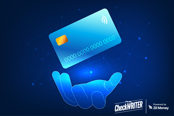 Virtual Cards = 0 Fraud Surprises, 100% Control! A digital hand holding a glowing card, symbolizing secure and convenient Virtual Card payments.