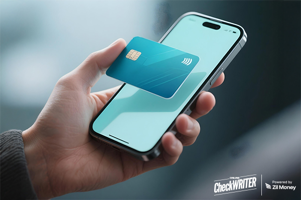A Man Using A Phone to Make a Payment Easily. Five Smart Ways a Virtual Card for Business Transforms Saas & Cloud Subscription Management