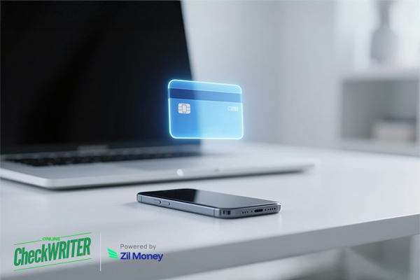 An Image that Shows A Mobile and a Laptop That Represent Freelance Virtual Cards Give Businesses Instant Control