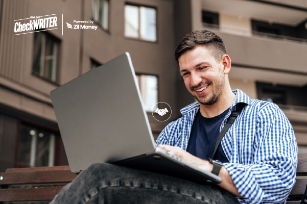 End of Double Entry: How Odoo Integration Is Transforming Accounts Payable & Receivable A Man Using A Laptop to Make a Payment Easily. Odoo Integration Removes Double Entry by Syncing Bills, Payments, and Records Automatically, Giving Businesses Faster Processing