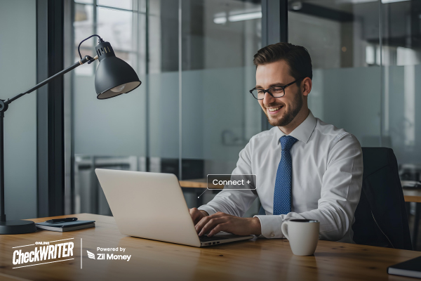 How Efficient Integration Fixes Accounts Payable Challenges for SMBs A Man Using A Laptop to Make a Payment Easily. Odoo Integration for Faster, Accurate Accounts Payable